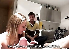 Slutty Czech Floozy And Boyfriend Pick Up A Pair For Fuckfest