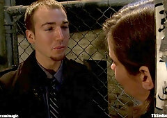 TS girlfriend anal fucks gfs lover