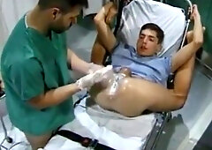 gay doctor play handsome boy