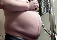 Tummy Inflation with Nearly two Gallons of Water