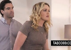 Lustful Lesbo Tempt Her Bestie And Her Spouse In A Three-some