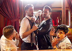 Flaming men share classy anal gay porn in sexy positions