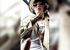 What a Spunk fountain, ROTFL Sabrina Is a Worthy Jizz flow Inside the Bus, Whilst the Collector Likewise Touched in Front of Her.