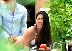 Asian angel Katana knows how to make him cum in a quick way