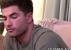 Inked homo Brandon Wilde rimmed before riding dick