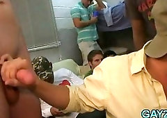 College gays having sex party