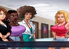 Convenient antics in SummerTime Saga featuring big-boobed Valwinmedia