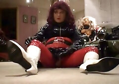 Roxina Slut In White Boots X