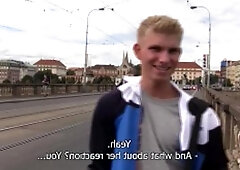 CzechHunter.com: Shy gay flashing public sex