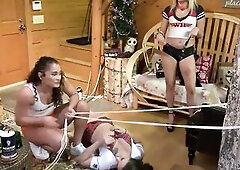 Rosie Satin, Kennedy Scott, and Madison lastly returned home, their feet sore and tired from a lengthy day of waitressing at their bustling restaurant