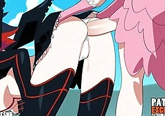 Ryuko Blowjob and Doggystyle sex