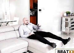 Sneaky Teen Girl Makes Peeping Tom Ditch Pics for a Real Ride