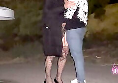 The Black BBC M Fucked on the Street Floor