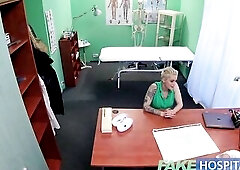 Fake Hospital Flirty tattooed minx demands fast and hard sex from doctor