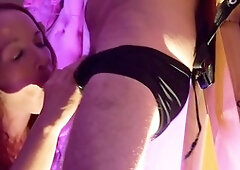 Lucyolle experiences blowjobs, whips, and some reality