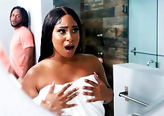 Ny Ny Lew is almost crying while fucking that hung dude