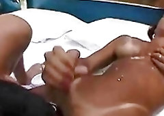 Shemale cum compilation video with stunning girls spurting big loads