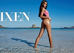 Vixen featuring Vanessa Alessia's skinny action