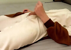 Blond Boy In Blond Teen 18+ Boy Wank In Flying Squirrel Costume