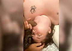 Lustie sucks on Her thick rod!