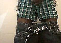 Bro got horny at work he had to beat his meat in the washroom