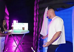 Brazzers: Egypt Slaps JMAC's Cock Against Her Ass