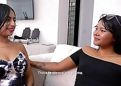 Tattooed Colombian Beauties Go Down On Every Other In Homemade Lesbo Sex Tape
