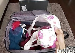 Mismatched luggage leads to sexy surprise...