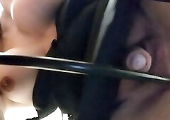 TsRina play with Analplug in bathroom