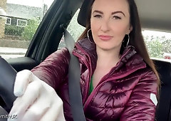 Dark Haired Medical Driving Female