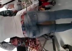 Nice and curvy woman gets spied