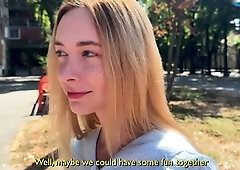 Helped a needy student and fucked her mere pennies - Loly