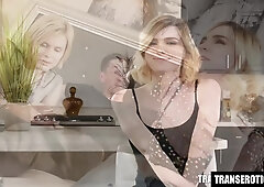 Ts Ella Hollywood Looks Seductive While Fucking