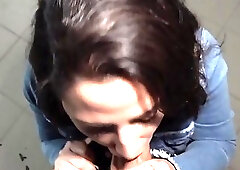 Stranger guy shoves big cock into Latina pussy of Adara Love