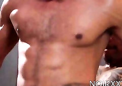 Dillon Diaz blows Floyd Johnson before being rawrailed rough