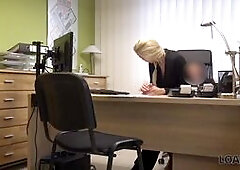 Bad agent tells customer to give him a head if she wants money