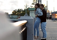 Amateur couple from St. Petersburg makes love like there's no tomorrow