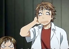 Tayu 4 - Slutty manga teens lesbo scissor whilst watching students screw