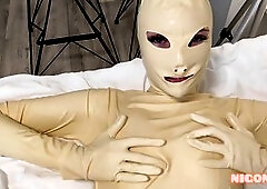 Vika gets down and dirty in latex and BDSM with Nigonika