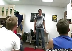 Straight amateur teen frat twink gives bj