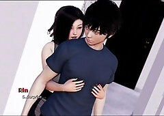 My true desire featuring a hot brunette with a big ass and big boobs