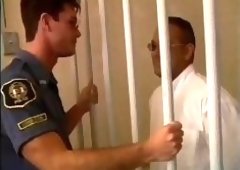 Horny Guys Sucking In The Police Station