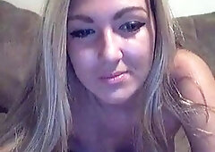 Blonde: Babe, Solo  Masturbation Porn