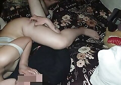 Real pair banging captivating at home