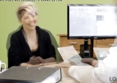 Independent beauties can be very pushy in reaching their goals. Smiling Lussy was one of 'em. This Babe wanted to open her own food delivery comp