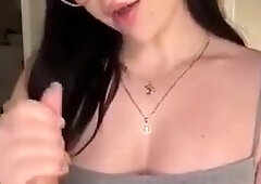 Lilith Cavaliere handjob closeup joi