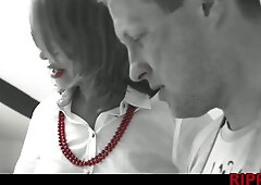 Secretary Anita gets her beaver screwed rough & hard