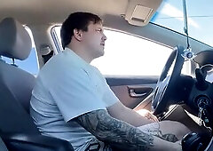 I can't make no doubt of I caught he stroking in his car! His ramrod looked so tasty so I couldnt aid myself..I got in the backseat with him and 