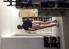 Sissy showing off ass at work 3