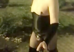 outdoor motel risky slutwalk chastity boots